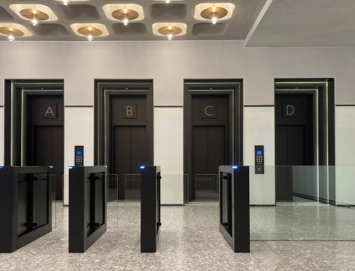 Reducing crowding and improving security – integrated lift and access control